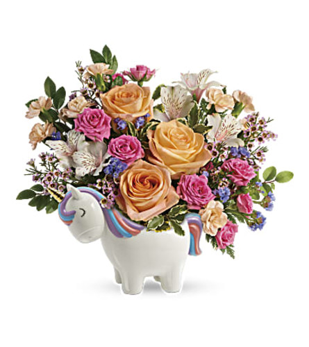 Elegant Magical Garden Unicorn Bouquet