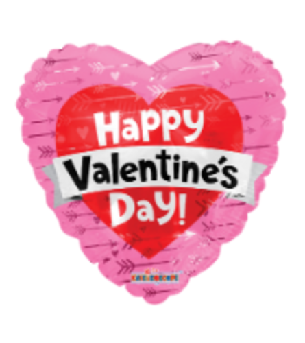Happy Valentines Day, pink love. An arrangement by Athena Flowers.