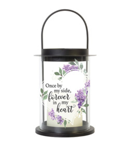 Cylinder Lantern "Forever in my Heart" Loss of Dog