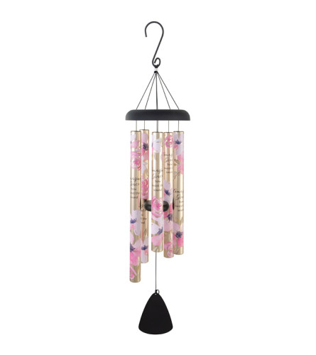 38" How Sweet The Sound Watercolor Picturesque WindChime