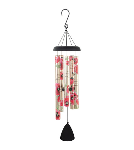 38" Forever In Our Hearts Watercolor Picturesque WindChime