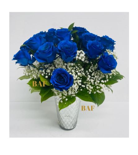 Navy Blue Roses