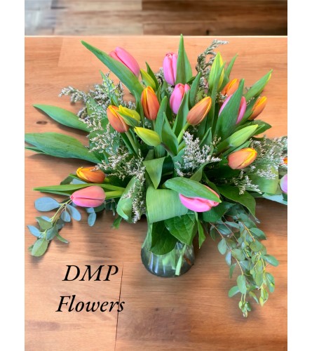 We love you Mom. An arrangement by DMP Flowers and Gifts.