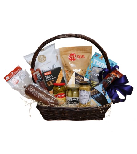 Meat and Cheese Gourmet Gift Basket