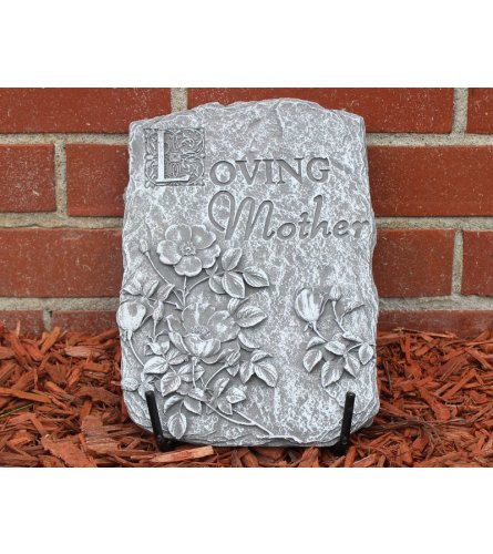 "Loving Mother" Grey Memorial Plaque