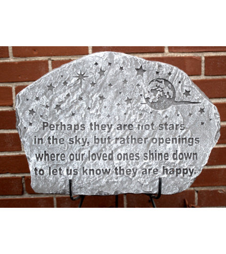 "Perhaps they are not Stars" Memorial Plaque