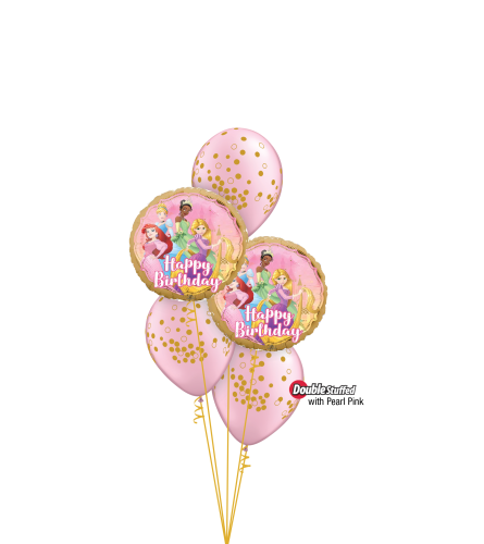 Disney Princess Birthday Classic Confetti Balloon Bouquet