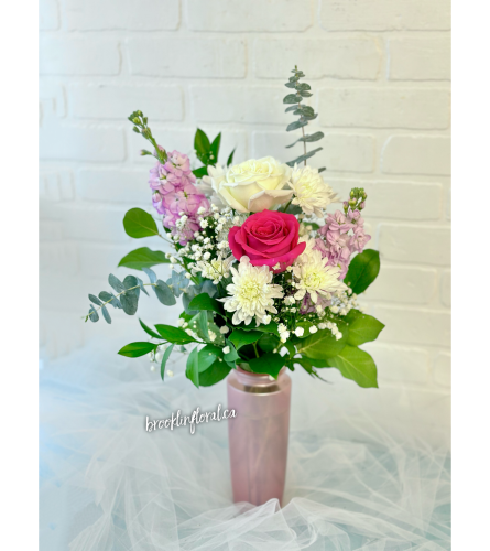 Double Delight. An arrangement by Brooklin Floral and Garden Shoppe Inc..