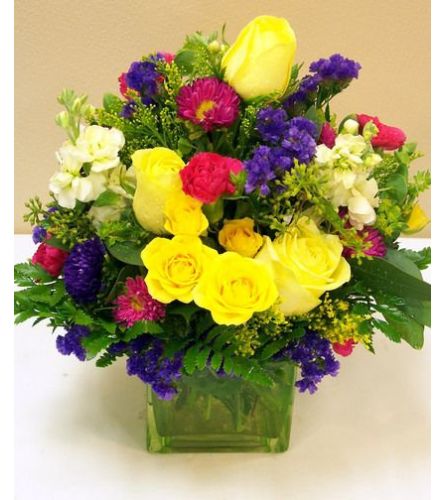 spring bouquet by conny's flower shop