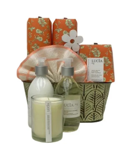 Mom's Relaxing Day Gift Basket