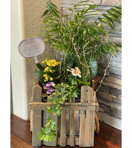 Premium Rustic Painted Fence Planter