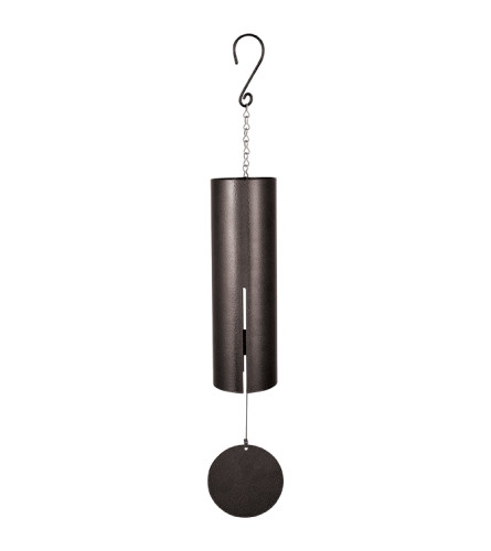 36" Cylinder Windchime - Black Fleck