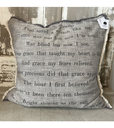 Amazing Grace Decorative Pillow