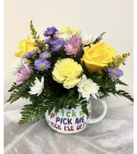 Pick Me Up Mug Bouquet