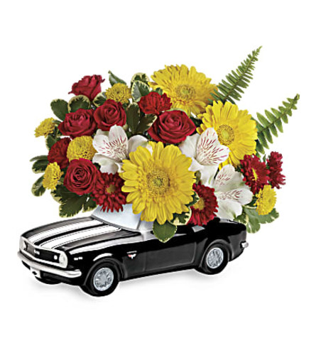 Teleflora's '67 Chevy Camaro Flower Arrangement