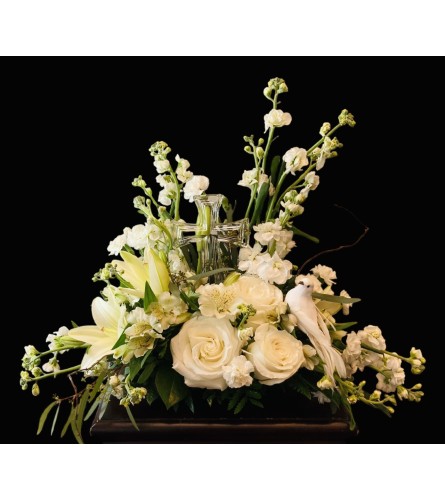 Eternal Love Crystal Cross Bouquet