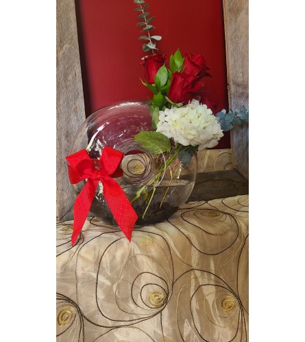 Doughnut Go Breaking My Heart. An arrangement by KW Flowers.
