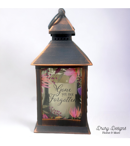 Gone Yet Not Forgotten Sympathy Lantern