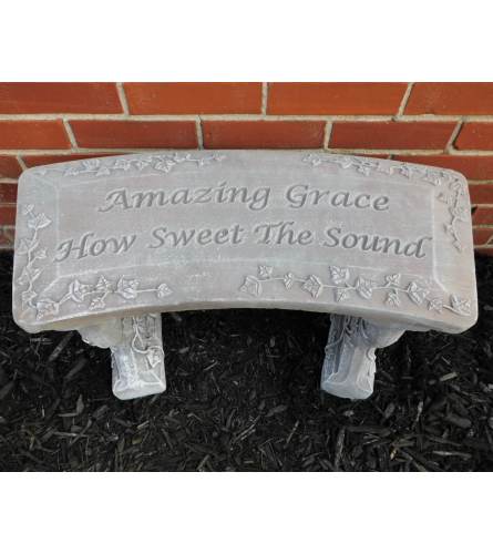 "Amazing Grace" Memorial Bench