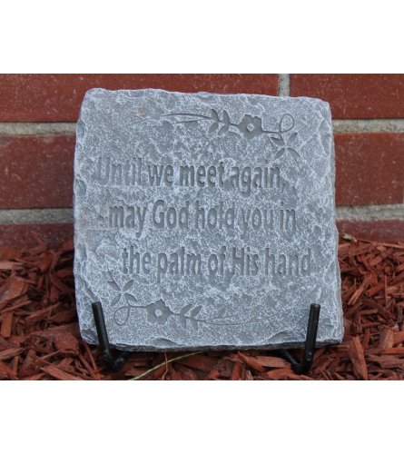 "Until we meet again" Small Memorial Stone