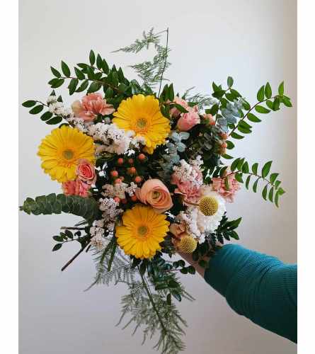 Florist's Best Warm Palette Hand ties Bouquet