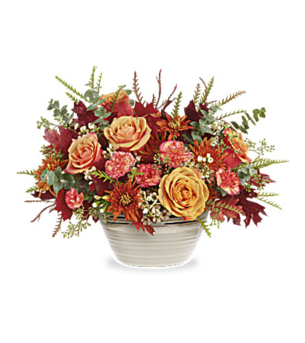 Teleflora's Rustic Harvest Centerpiece