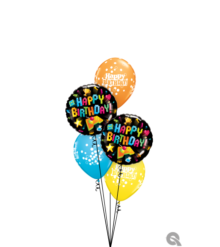 Birthday Gaming Classic Balloon Bouquet