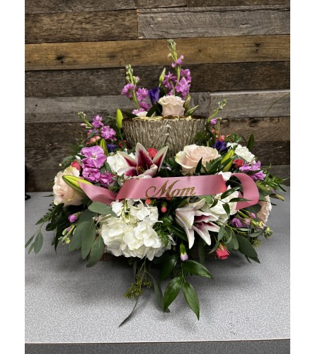 Exquisite Urn Garden Wreath