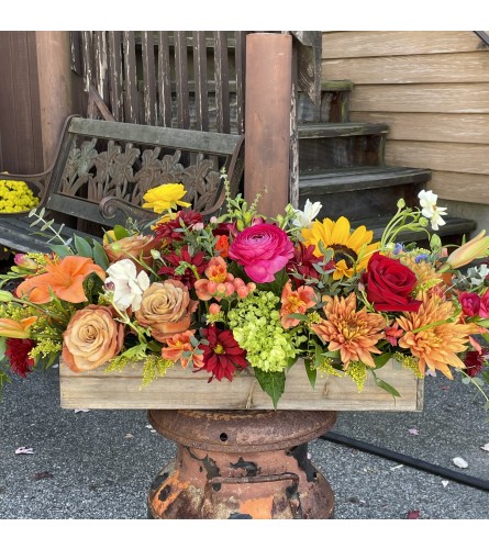 Let's Gather Centerpiece - Standard. An arrangement by Violeta's Flower Shop.