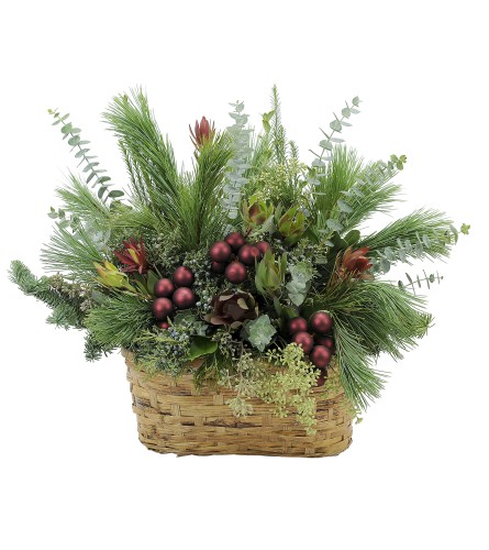 Organic Beauty Basket. An arrangement by Deer Valley Florist and Flower Delivery.