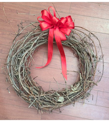 Winter Grapevine Wreath