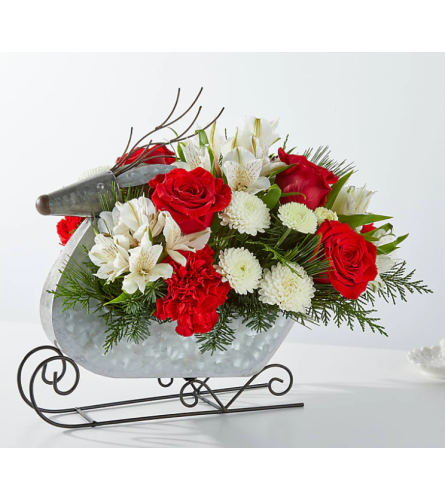 Sleigh Rides Bouquet. An arrangement by Fletcher Heights Florist.