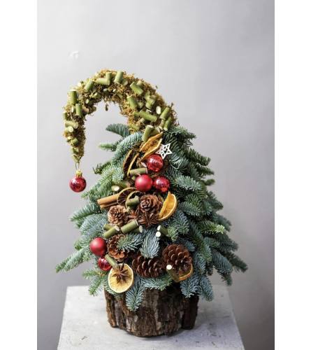 Holiday Fresh Pine Trees - Standard. An arrangement by Lala Florist and Gifts.