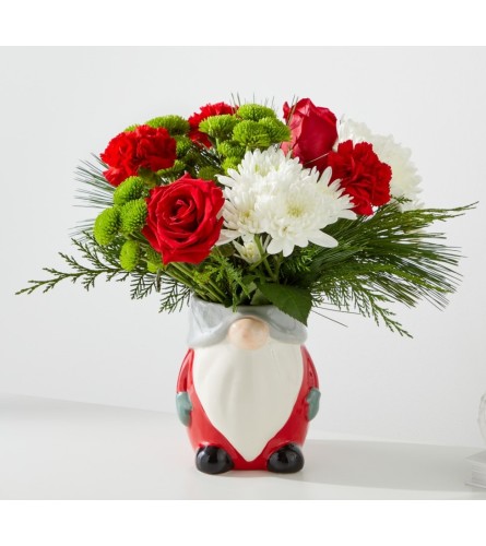 Ho Ho Gnome for the Holidays Bouquet