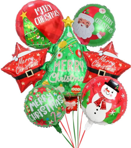 Christmas Balloons set