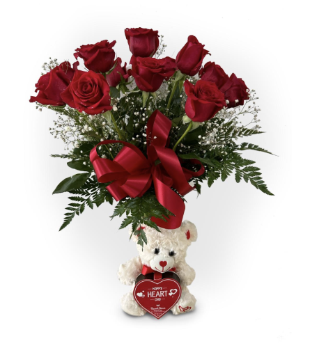 Valentine's Day Red Rose Special - Standard. An arrangement by Flowers by Frances.