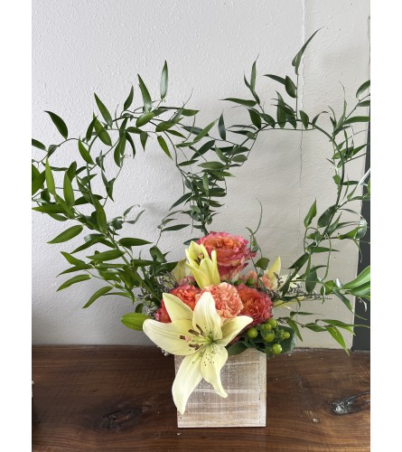 Oh My Heart. An arrangement by Evergreen and Lily Floral Studio and Gifts.