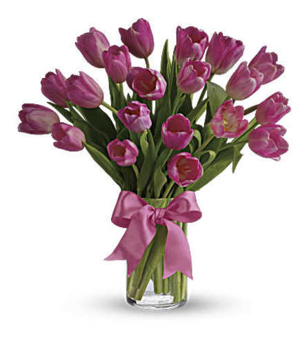 Precious Pink Tulips Bouquet