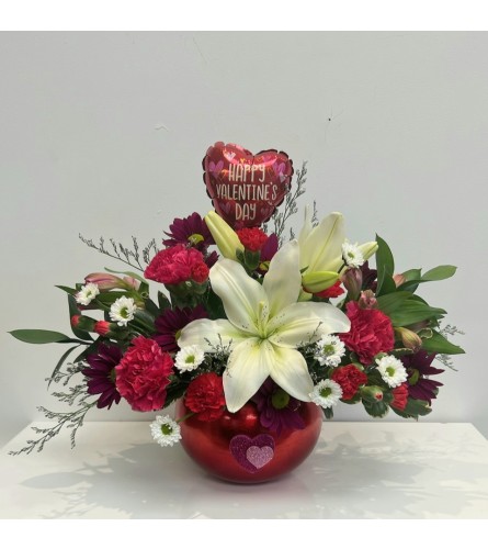 Cupids garden. An arrangement by Flower Trends Florists.