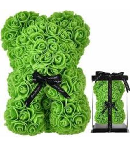 Green Rose Foam Bear