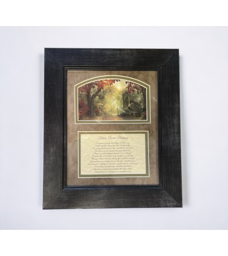 Letter From Heaven Poem Memorial Frame