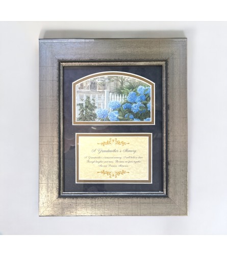 A Grandmother's Memory Poem Frame