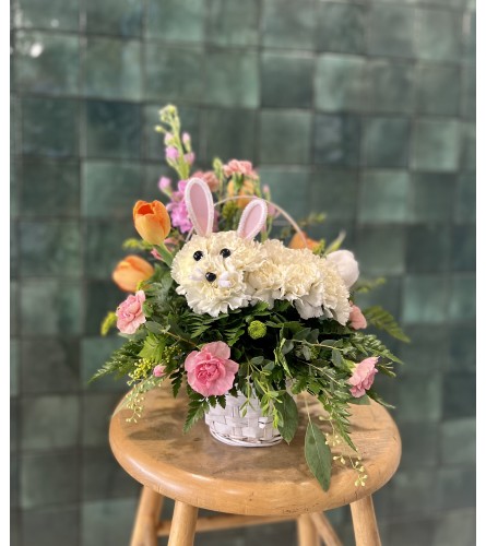 Mr. Easter Bunny. An arrangement by The Farm and Floral Market.