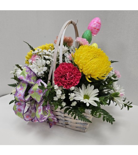 Easter Garden Basket Arrangement