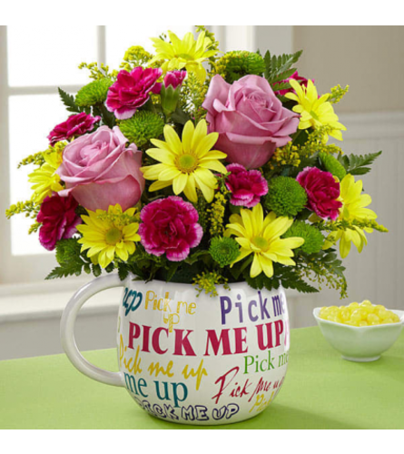 The Pick Me Up Mug Bouquet