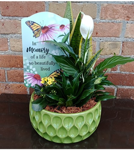 'By Design' "In Memory Of A Life..." Planter