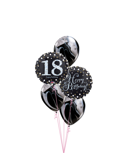 Sparkling 18 Classic Balloon Bouquet