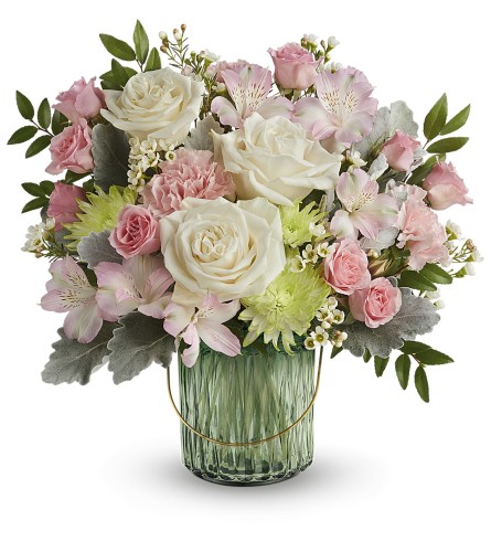 Lush Garden Bouquet - Deluxe. An arrangement by Fendley Florists.