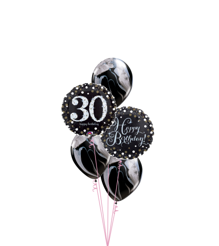 Sparkling 30 Classic Balloon Bouquet