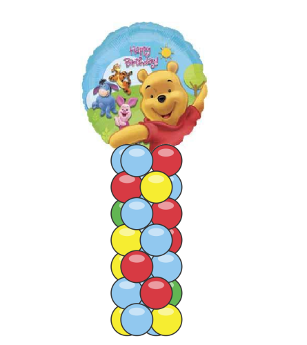 Winnie The Pooh Mini Balloon Column